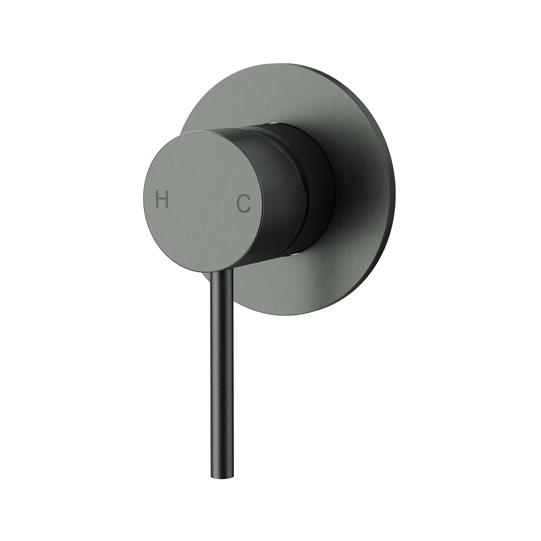 Otus Slimline Wall Mixer Trim Kits — Gunmetal