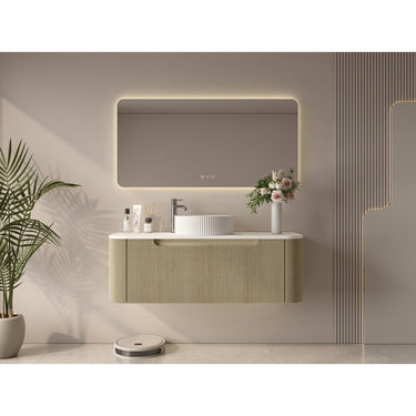 Rome 1200mm Wall-Hung Cabinet - Bur Oak