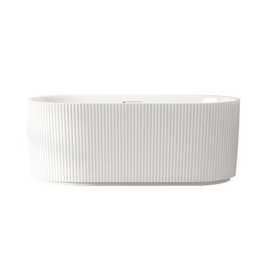 Rose Acrylic Bathtub 1500mm - Matte White - Nuvio - ROO - 1500 - MW - Bathtub