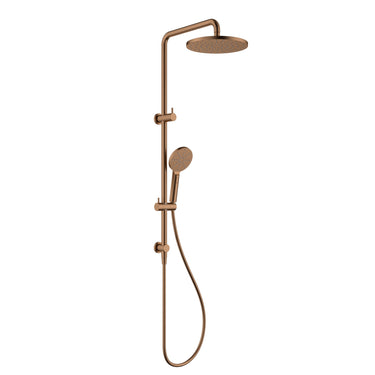 Round Brass Multi - function Shower Set - Brushed Copper - Nuvio - PHC5502R-BC - Shower