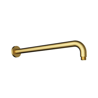 Round Horizontal Shower Arm -Brushed Gold- Nuvio-PRY006-BG-Shower Arm