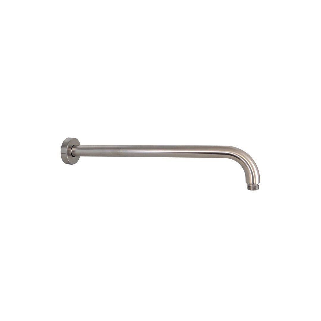 Round Horizontal Shower Arm — Brushed Nickel