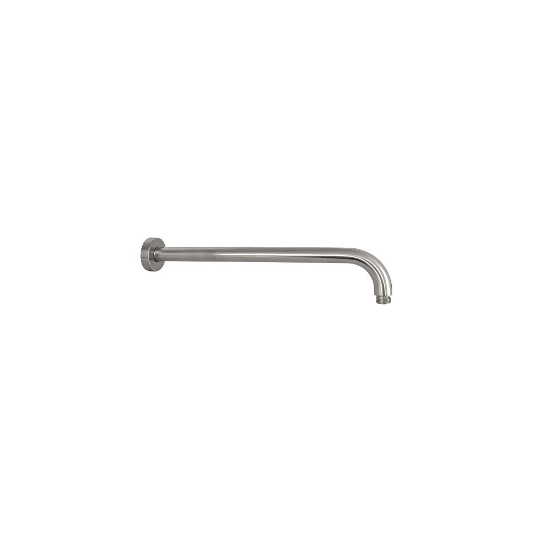 Round Shower Arm — Stainless Steel