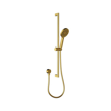 Round Sliding Shower Set -Brushed Gold- Nuvio-PSH036-BG-Shower