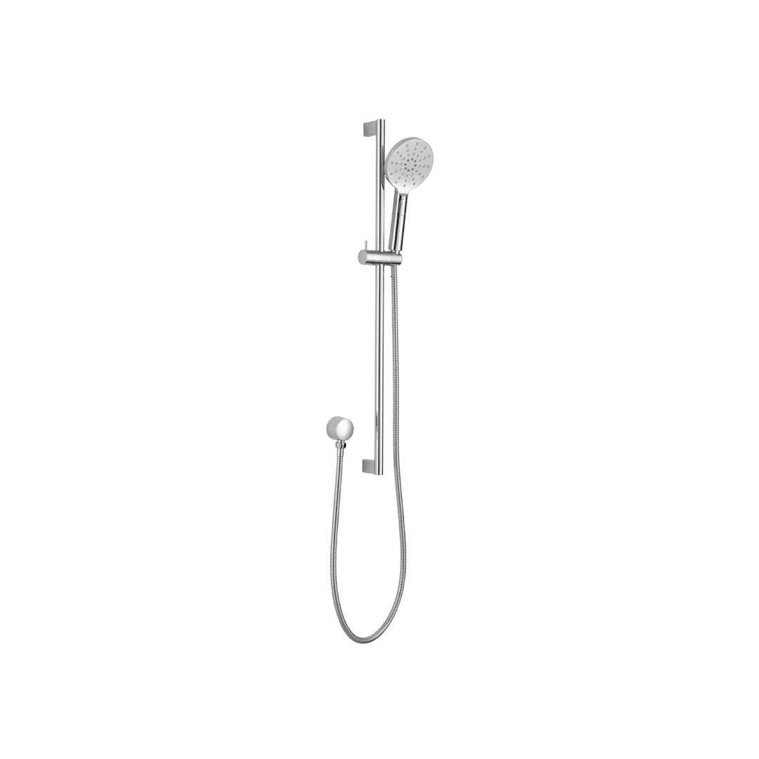 Round Sliding Shower Set — Chrome