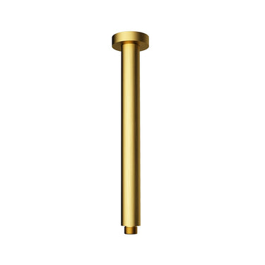 Round Vertical Shower Arm -Brushed Gold- Nuvio-PRY001-BG-Shower Arm