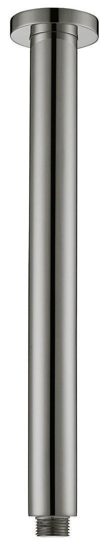 Round Vertical Shower Arm — Brushed Nickel