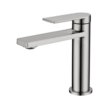 Ruki Basin Mixer -Brushed Nickel- Nuvio-PBS2001BN-Basin Mixer