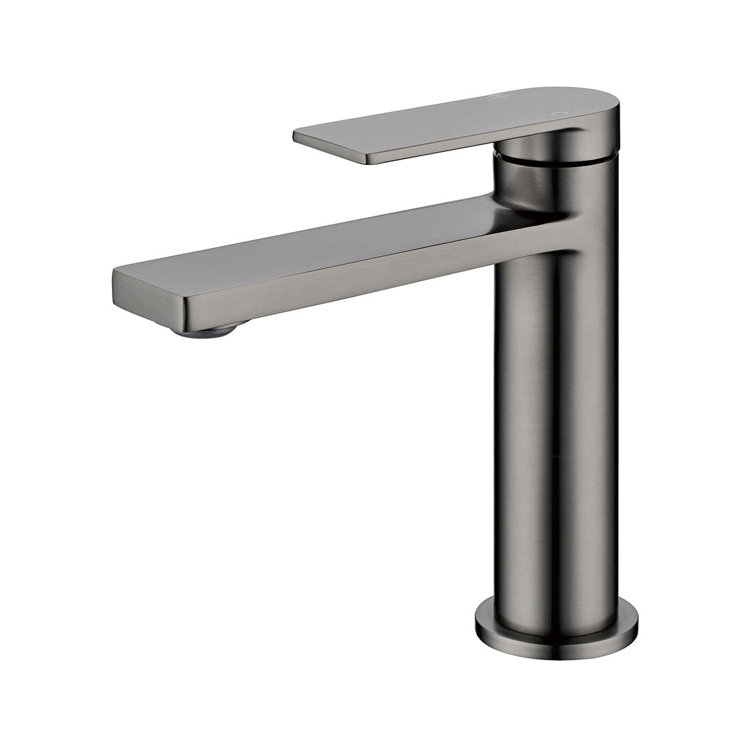 Ruki Basin Mixer — Gunmetal