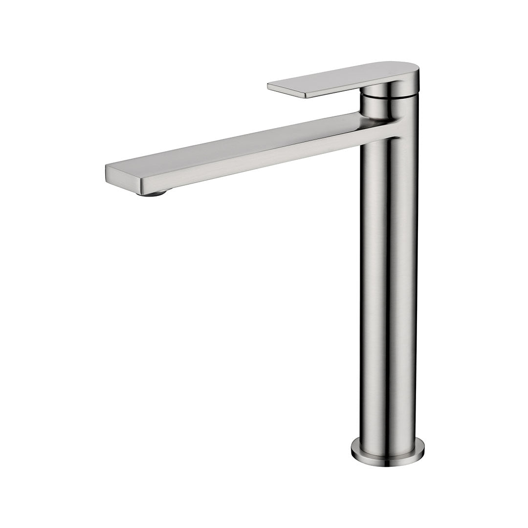 Ruki High Basin Mixer — Brushed Nickel