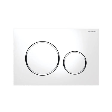 Sigma 20 Button - Matte White - Nuvio - 115.882.01.1 - Flush Plate