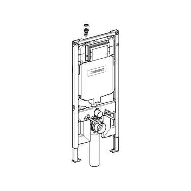 Sigma 8 Package Wall Hung Duofix Cistern & Wall Hung Pan - Nuvio - 111.698.00.1 & ZAWH - Toilet Package