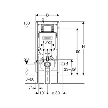 Sigma 8 Package Wall Hung Duofix Cistern & Wall Hung Pan - Nuvio - 111.698.00.1 & ZAWH - Toilet Package