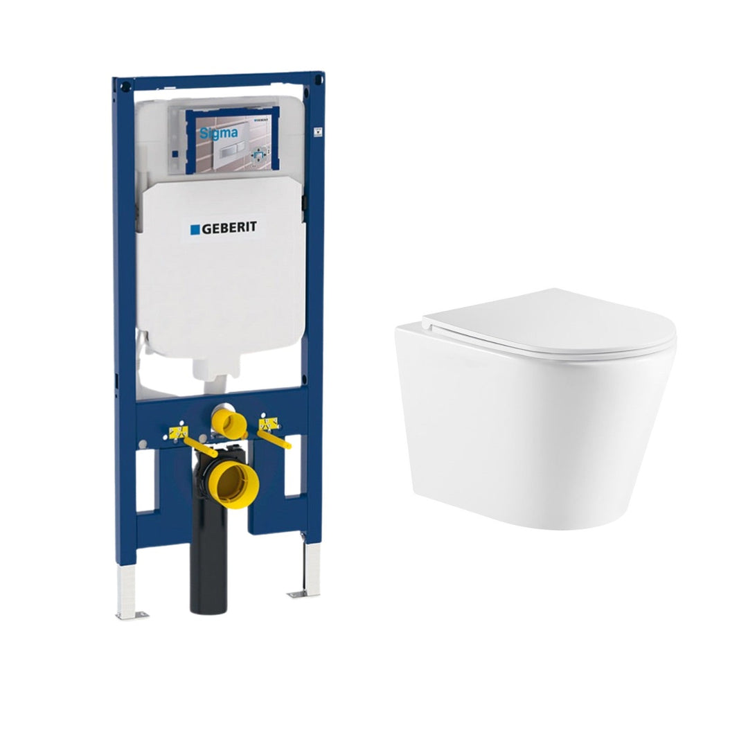 Sigma 8 Package Wall Hung Duofix Cistern & Wall Hung Pan — Default Title
