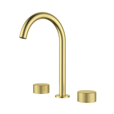 Soko Quater Turn Basin Set - Brushed Gold - Nuvio - HYB77 - 9904BG - Basin Mixer