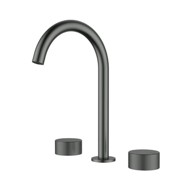 Soko Quater Turn Basin Set - Gunmetal - Nuvio - HYB77 - 9904GM - Basin Mixer