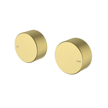 Soko Quater Turn Wall Top Assembly - Brushed Gold - Nuvio - HYB77 - 9902BG - Wall Mixer