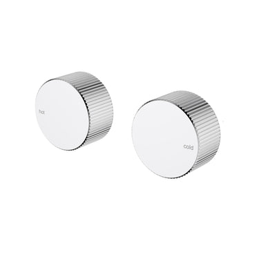 Soko Quater Turn Wall Top Assembly - Chrome - Nuvio - HYB77 - 9902 - Wall Mixer