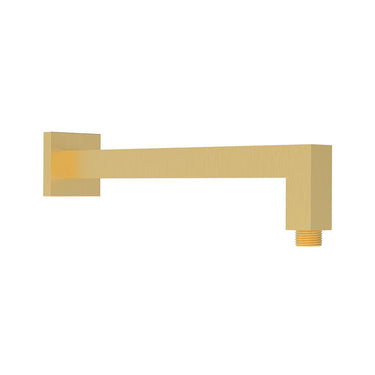 Square Horizontal Shower Arm -Brushed Gold- Nuvio-PRY003-BG-Shower Arm