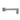 Square Horizontal Shower Arm - Gunmetal - Nuvio - PRY003-GM - Shower Arm