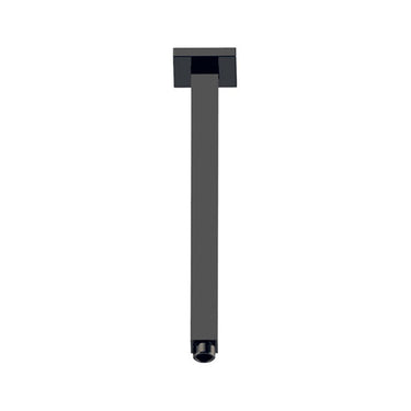 Square Vertical Shower Arm -Matte Black- Nuvio-PRY002-B-Shower Arm