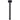 Square Vertical Shower Arm - Matte Black - Nuvio - PRY002-B - Shower Arm