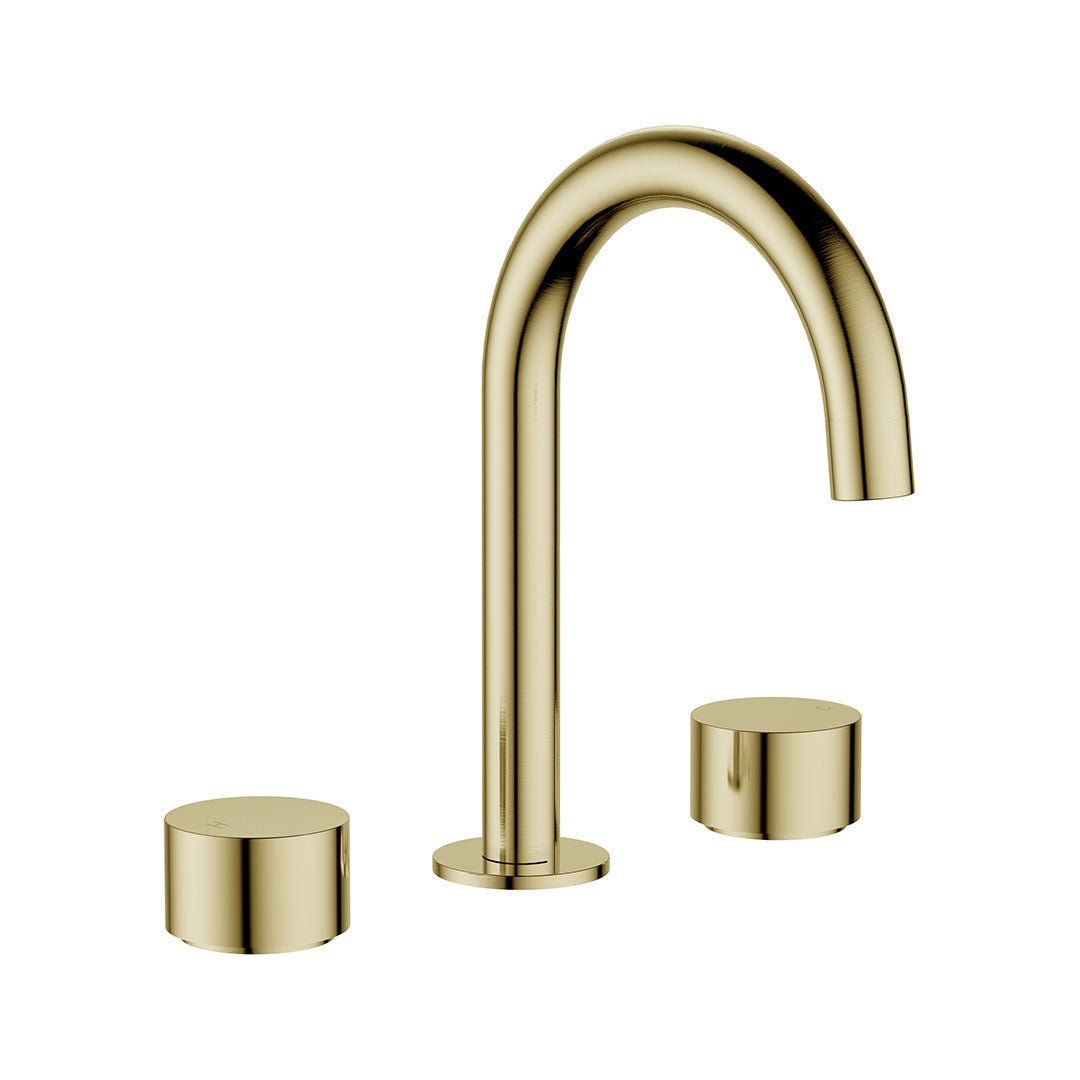 Tana Quater Turn Basin Set — Brushed Gold
