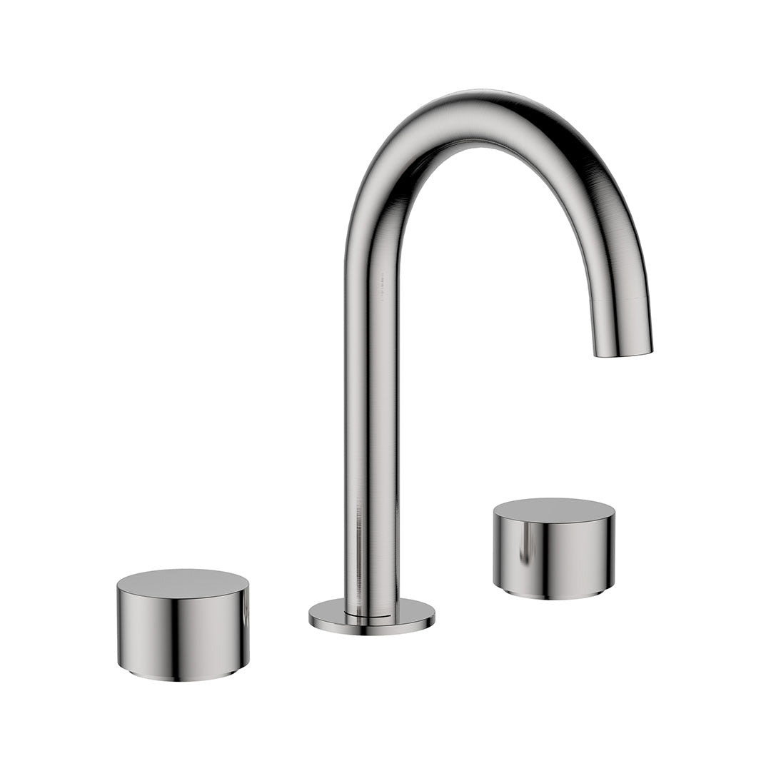 Tana Quater Turn Basin Set — Brushed Nickel