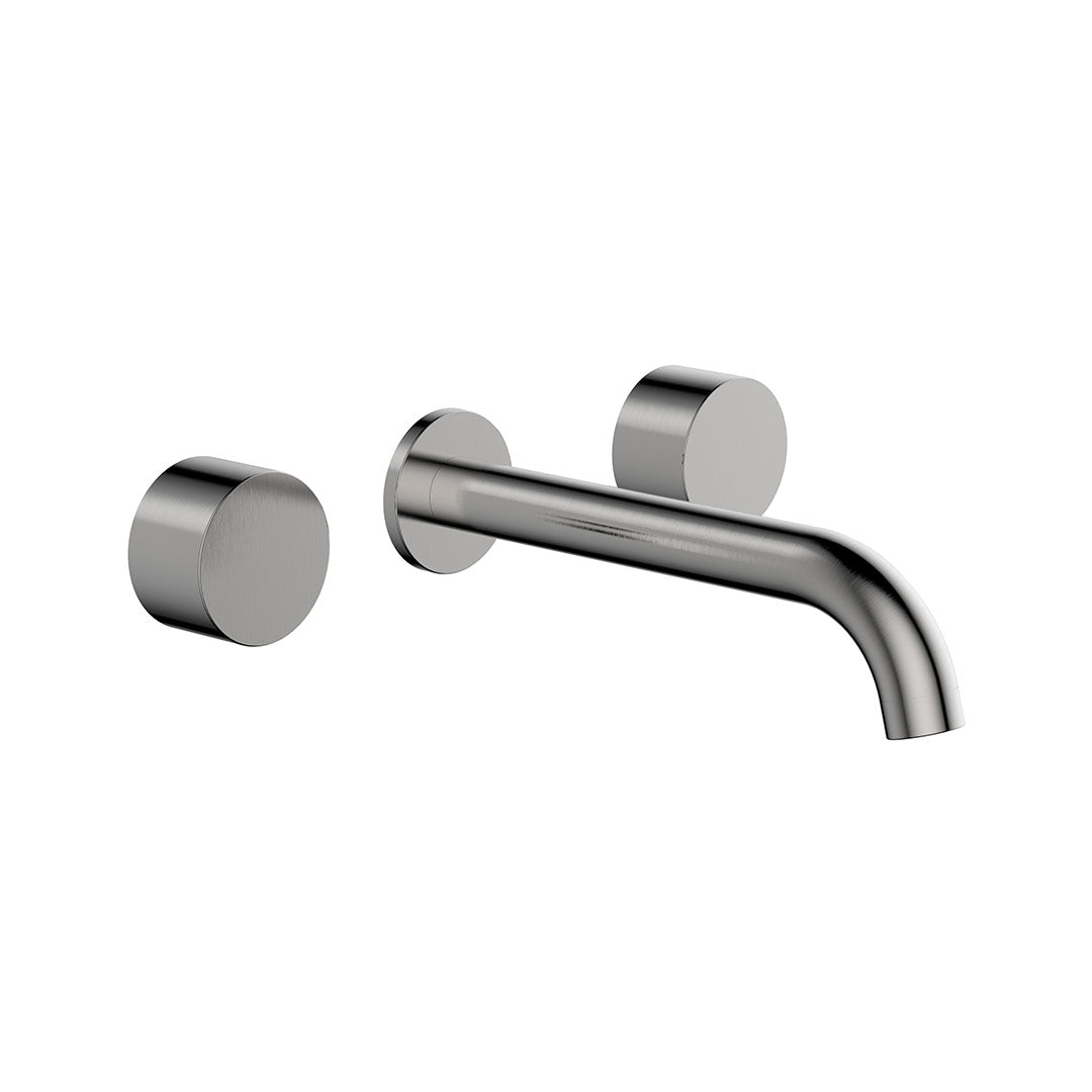 Tana Quater Turn Bath Set — Brushed Nickel