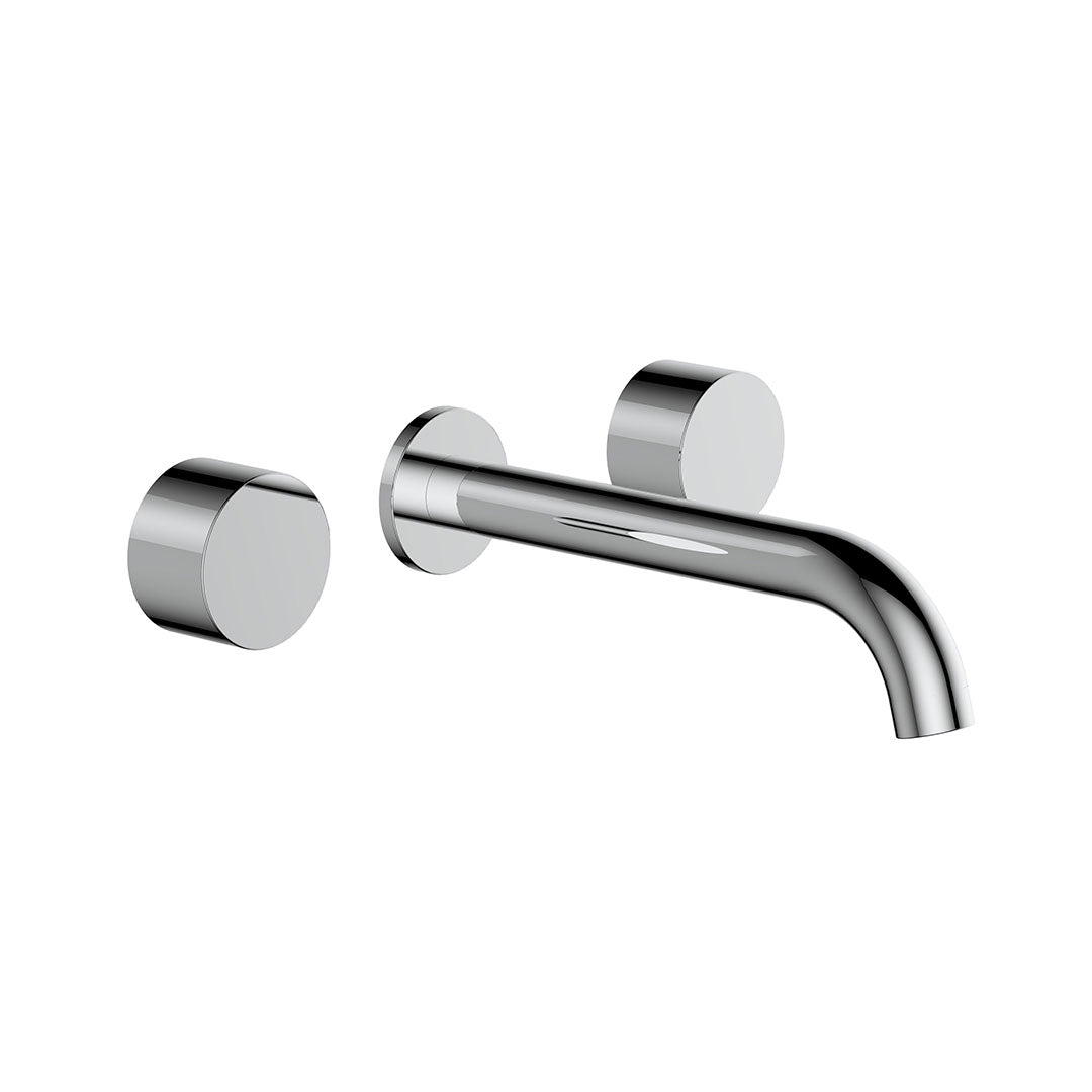 Tana Quater Turn Bath Set — Chrome