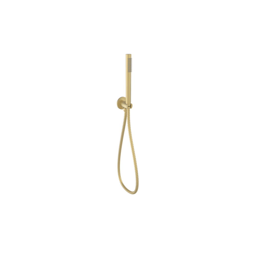 Tube Hand Shower — Brushed Gold