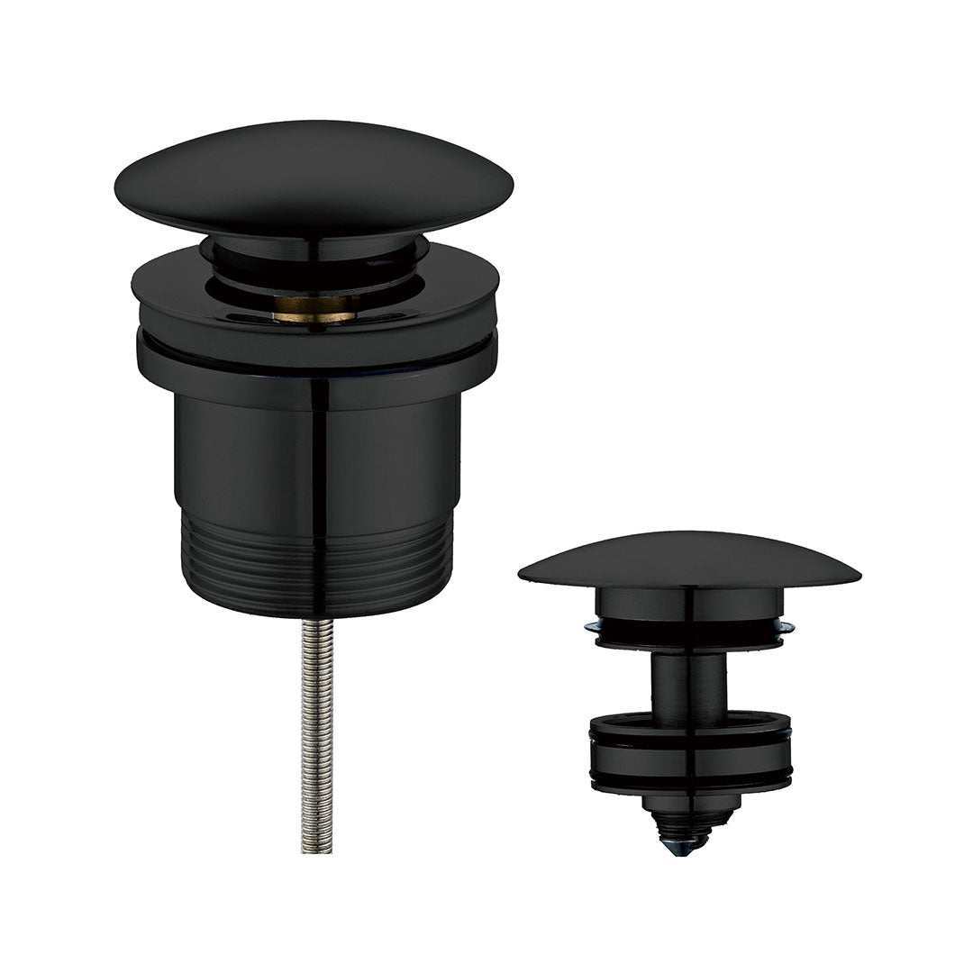 Universal Basin Pop Up Waste — Matte Black