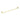 VOG Series Light Brushed Brass Single Towel Rail 600mm - Nuvio - LBG8001.TR - 